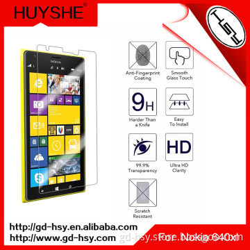 HUYSHE 0.3mm thickness 2.5d edge 640xl tempered glass screen protector for Nokia lumia